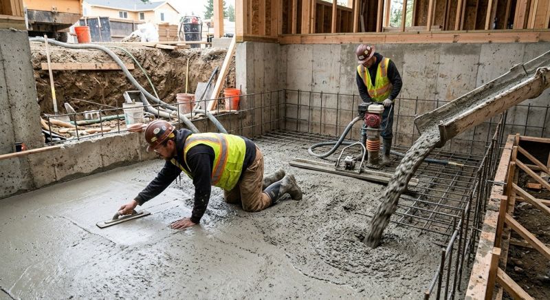Basement Concrete Installation in Williamstown, NJ
