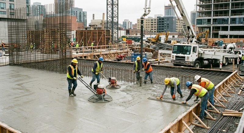 Commercial Slab Construction in Southampton, PA