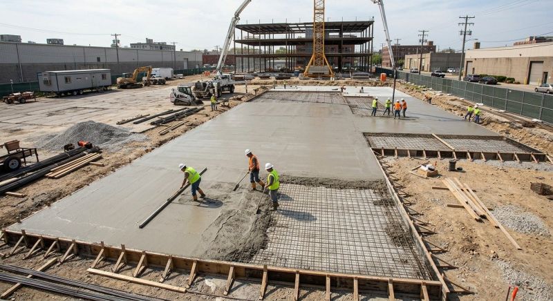 Commercial Slab Installation in Willow Grove, PA