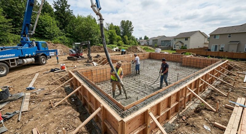 Concrete Foundation Installation in Birmingham, NJ