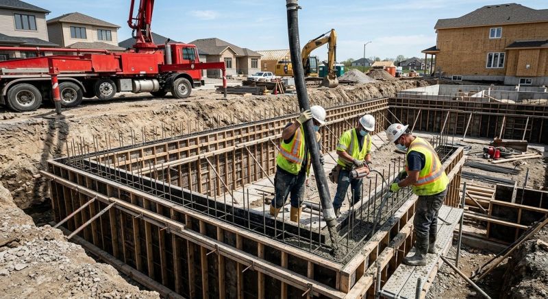 Foundation Wall Pouring in Hatboro, PA
