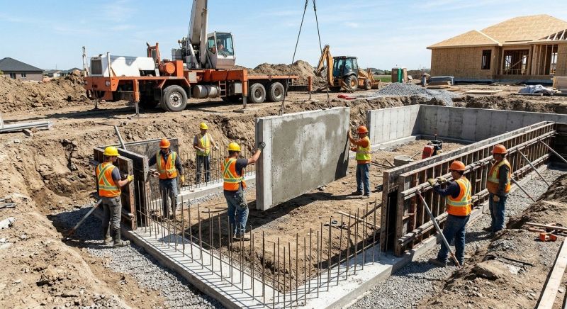 Foundation Wall Pouring in Lansdowne, PA